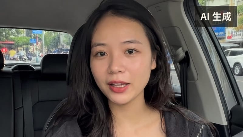 本地生活场景的演示片剧照：路过这条街，别急着走。画面内带「AI 生成」标识。